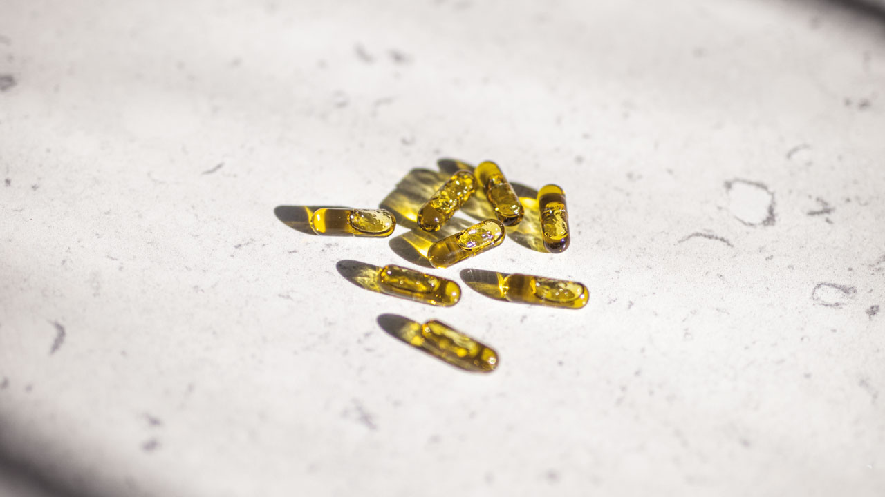 Capsules CBD véganes avec huile de graines de chanvre 