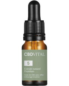 Huile de CBD Extrait naturel Premium 5%
